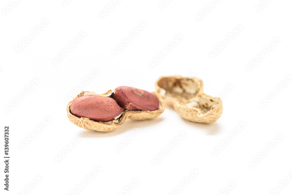 Cachuetes con fondo blanco Cachuetes con fondo blanco