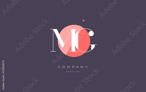 mg m g  retro vintage rhombus simple black white alphabet letter logo