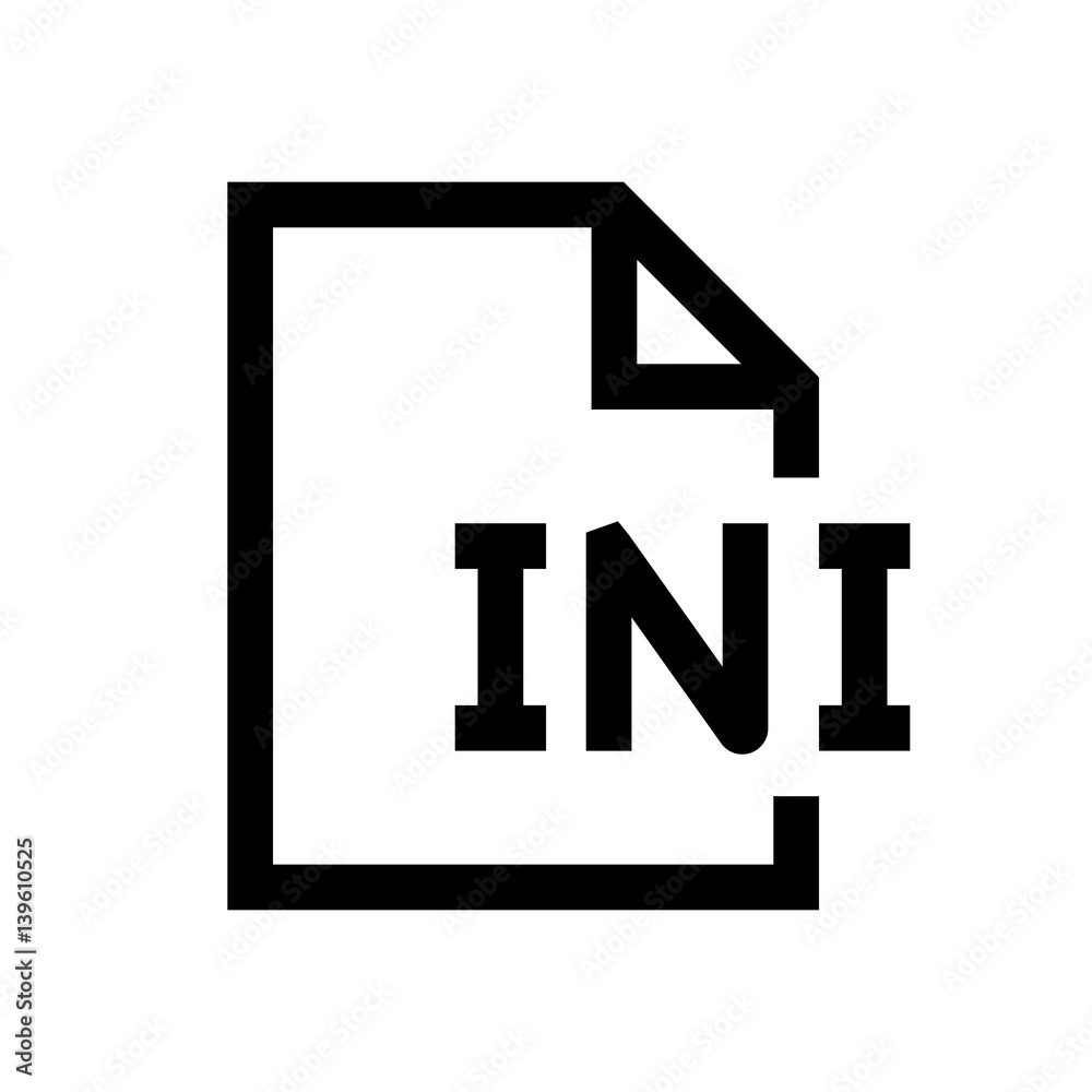 File format mini line, icon File format mini line, icon