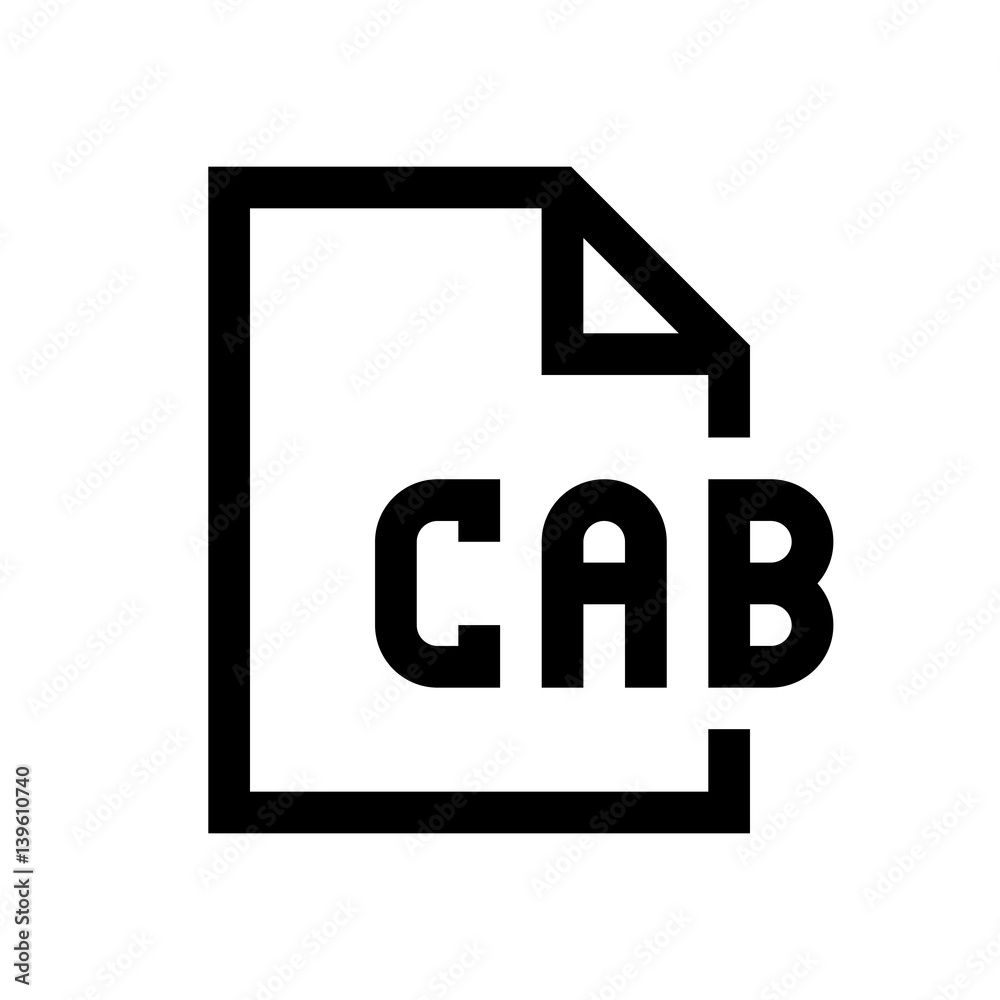 File format mini line, icon File format mini line, icon