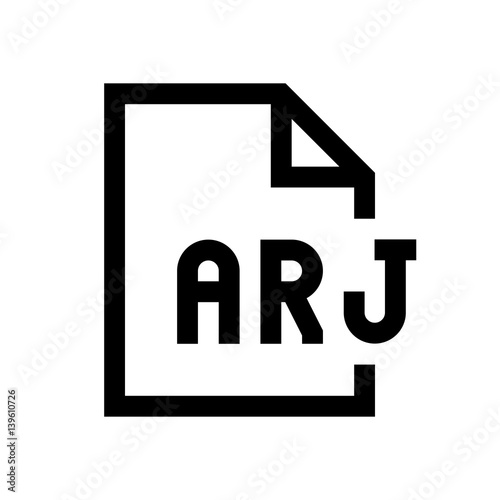 File format mini line, icon