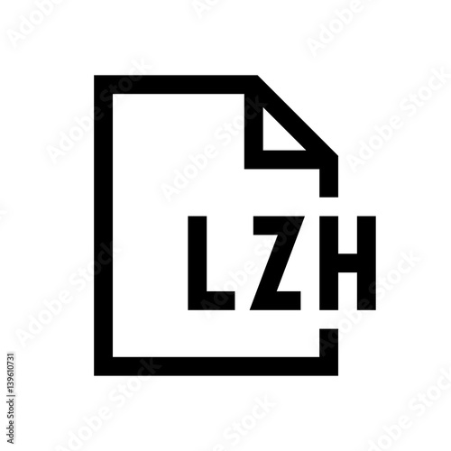 File format mini line, icon