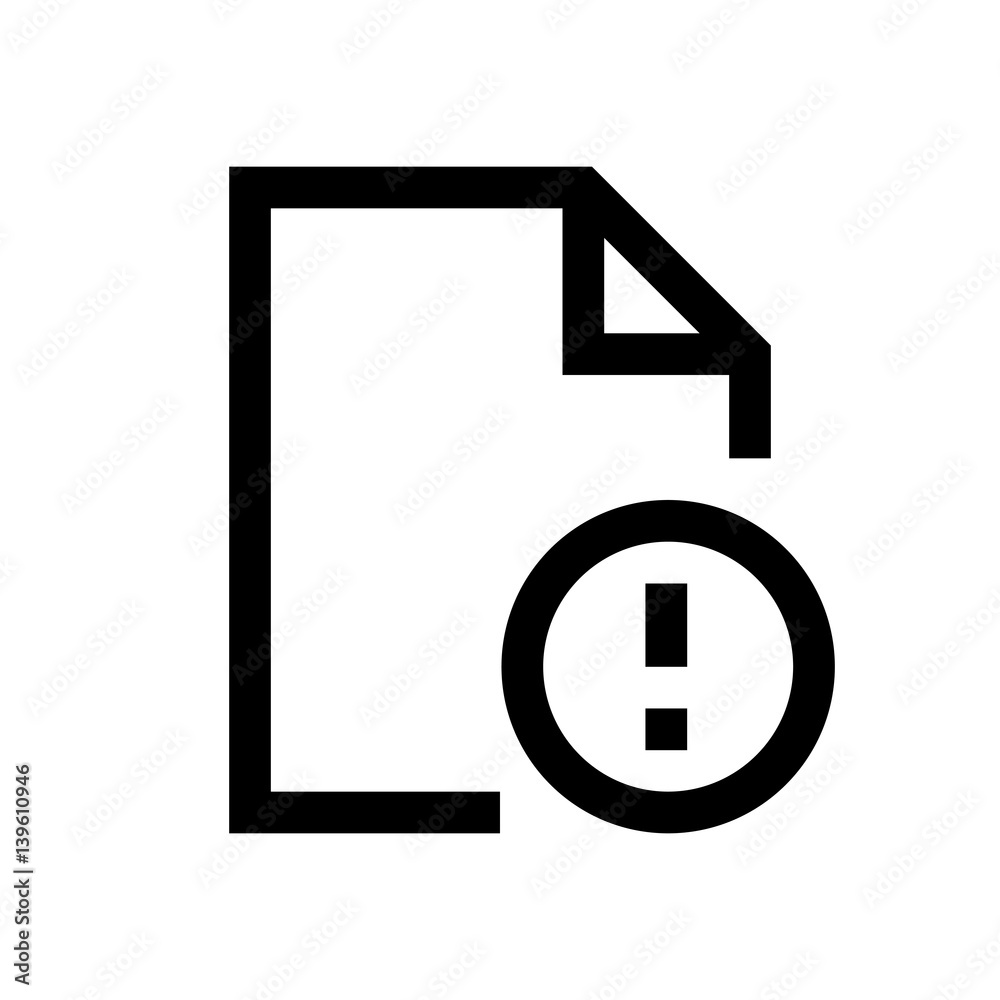 File mini line, icon File mini line, icon