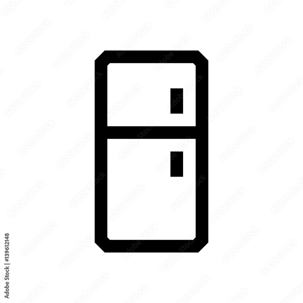 Refrigerator mini line, icon Refrigerator mini line, icon