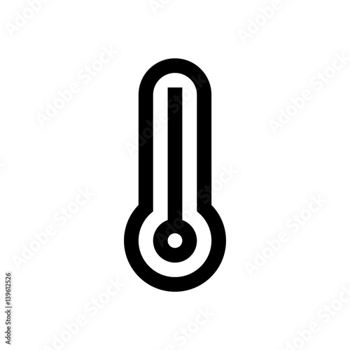 Temprature mini line, icon