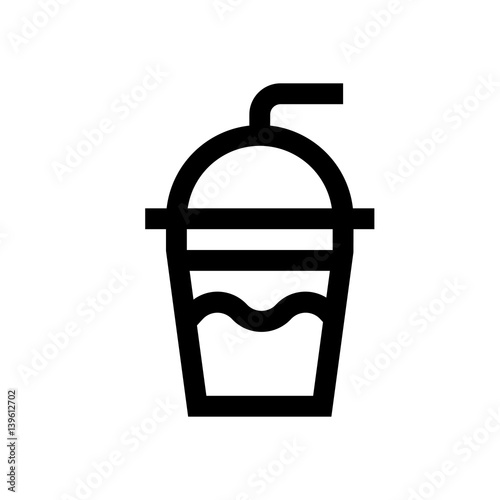 Cofee, cold drink mini line, icon