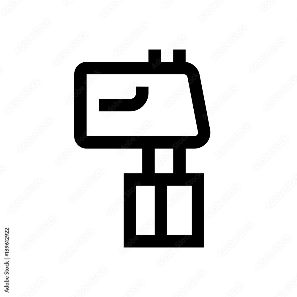 Mixer mini line, icon Mixer mini line, icon
