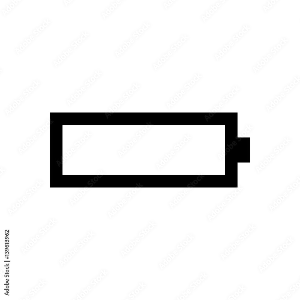 Cellphone battery mini line, icon Cellphone battery mini line, icon