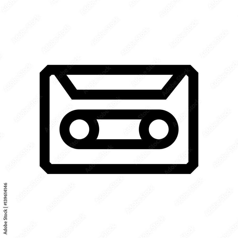 Audio device mini line, icon Audio device mini line, icon