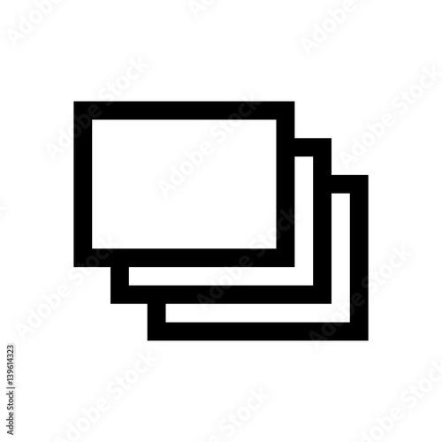 Photo shoot  mini line, icon