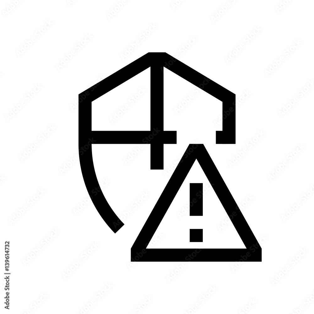 Shield, security mini line, icon Shield, security mini line, icon