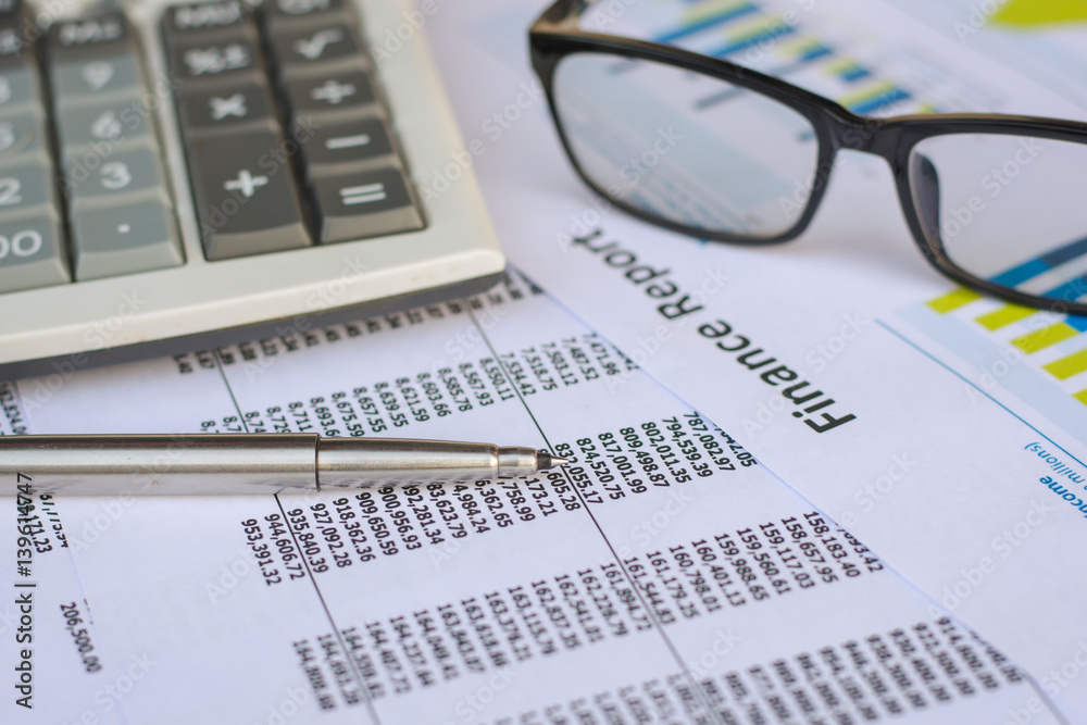 Business concept : Financial accounting stock market graphs analysis. Business concept : Financial accounting stock market graphs analysis.