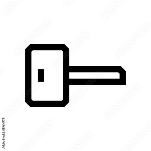 Key mini line, icon