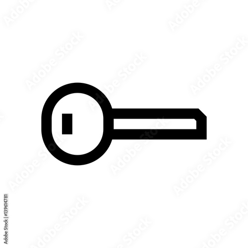 Key mini line, icon