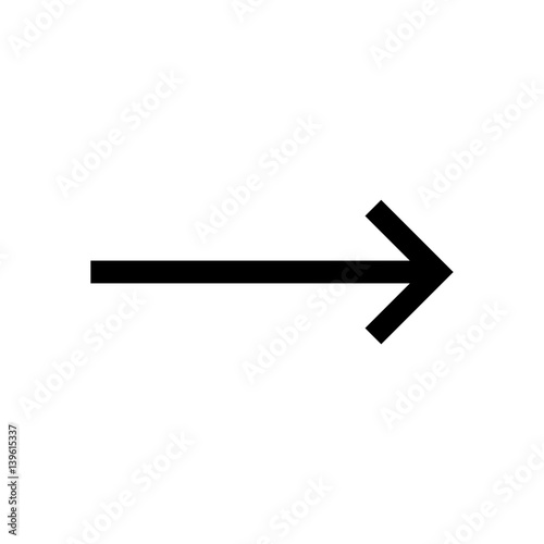 Arrow mini line, icon