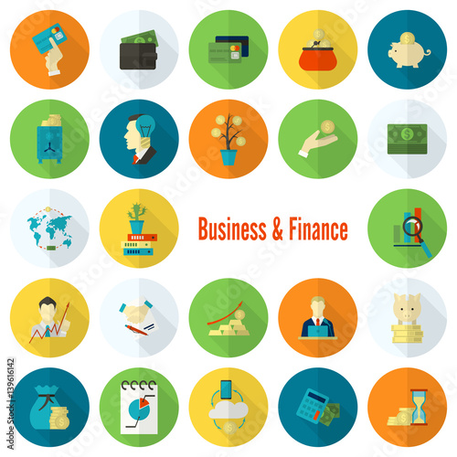 Business and Finance Icon Set