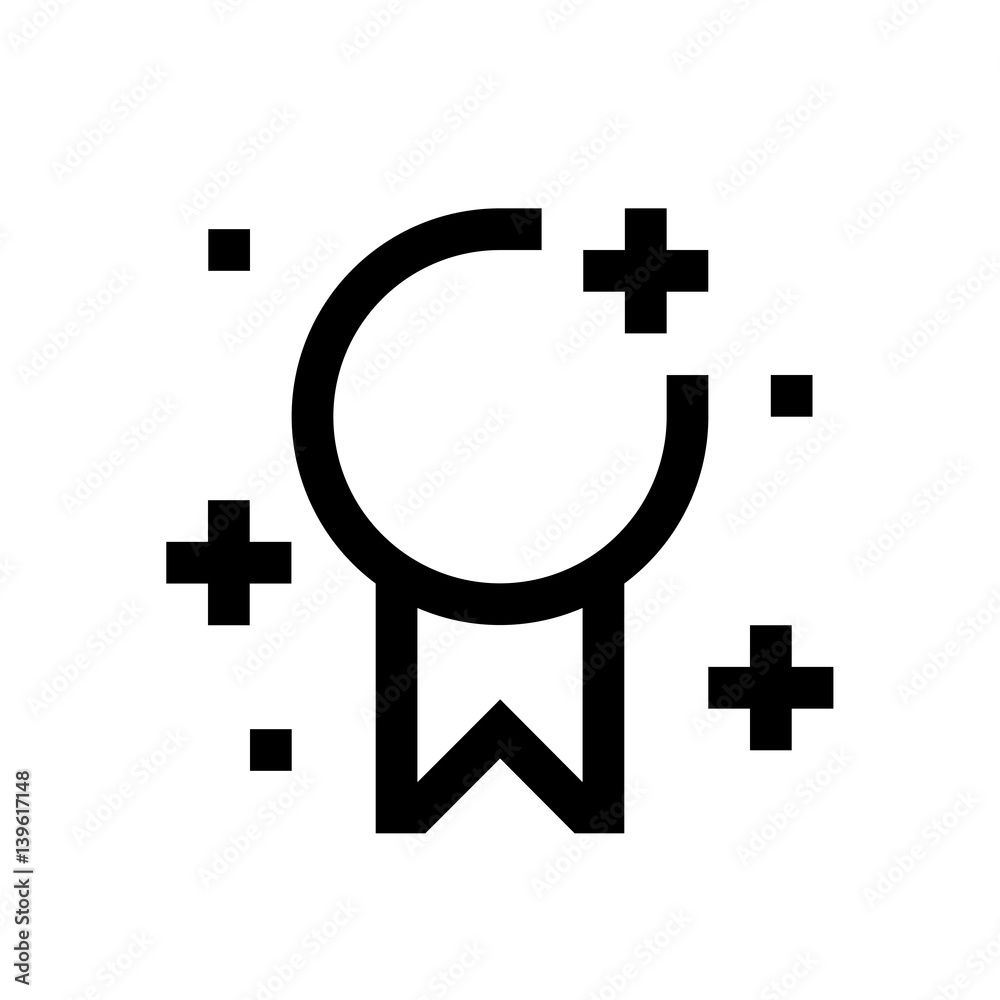 Fototapeta premium Trophy mini line, icon