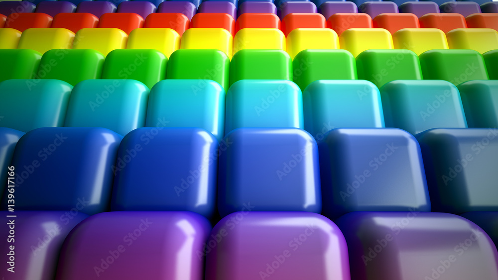 Rainbow background. 3d rendering, 3d illustration. Rainbow background. 3d rendering, 3d illustration.