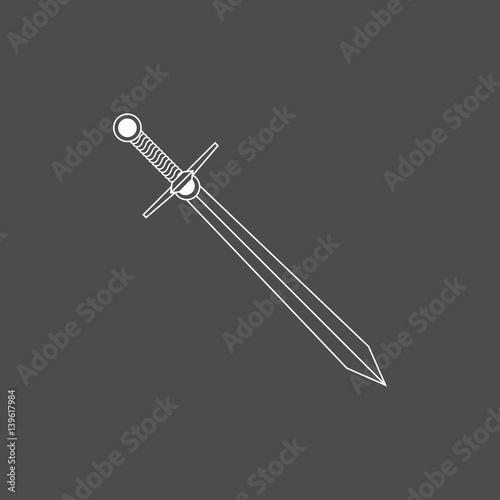 sword vector icon