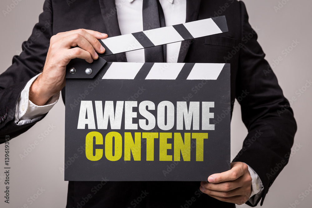 Fototapeta premium Awesome Content
