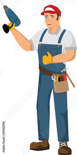 Handyman repairman worker 