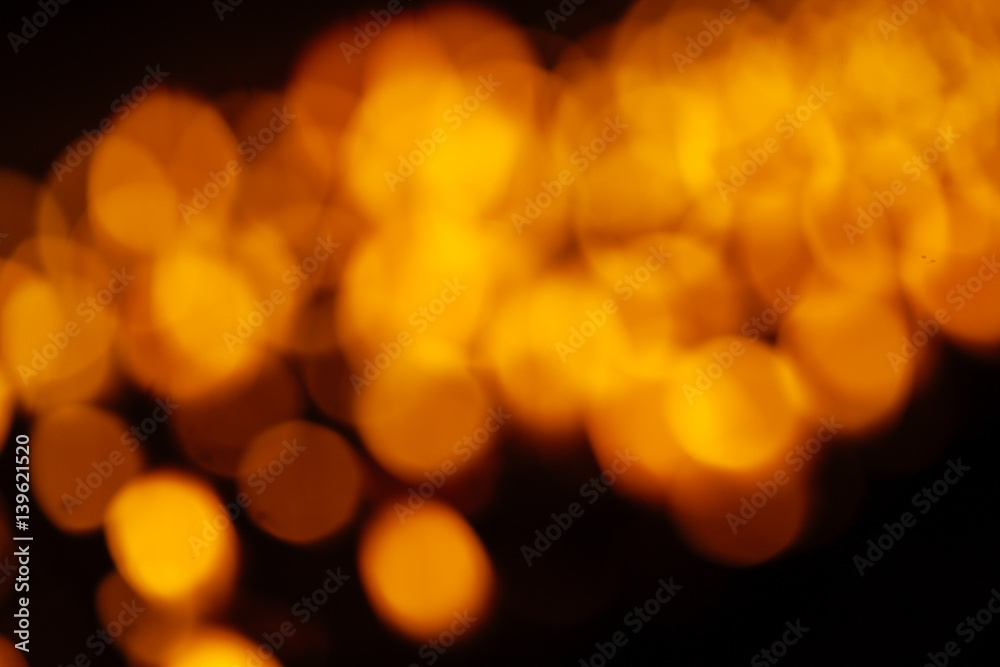 Fototapeta premium Blurred lights with bokeh effect