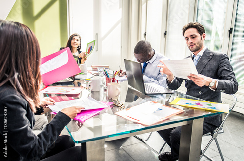 Business team in office