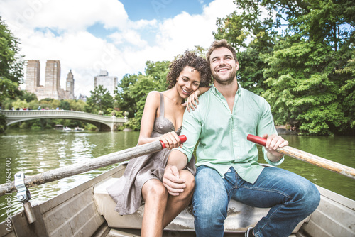Couple on boat