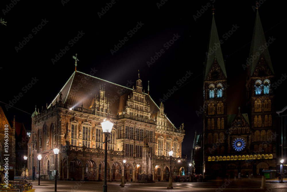 Rathaus Bremen und Dom