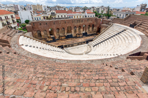 Ancient ruins of Roman Odeon, Patras, Peloponnese, Western Greece  photo