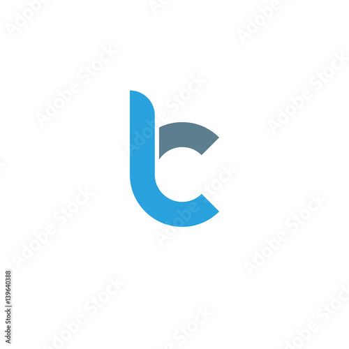 Initial letter lc modern linked circle round lowercase logo blue gray Free Download Initial letter lc modern linked circle round lowercase logo blue gray - GFXLoad