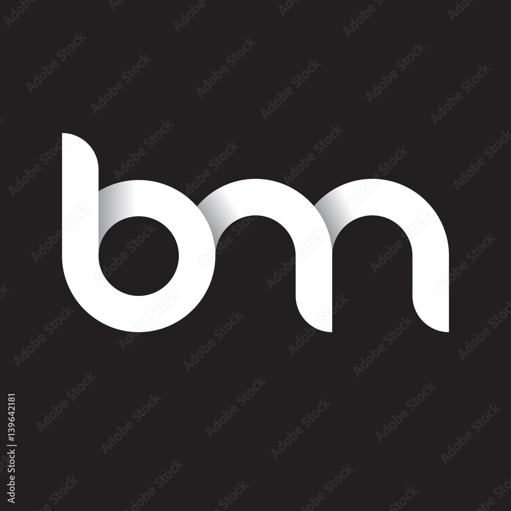 Combination Of Bm B And M Letters In A Black And White Logo Design Vector,  Modern, M, Background PNG and Vector with Transparent Background for Free  Download