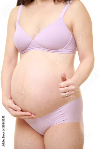 経過が順調な臨月の妊婦