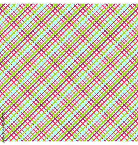 Seamless Bright Fun Abstract Netting Pattern 