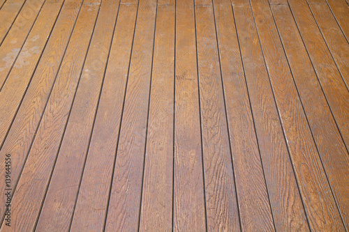 Perspective wooden floor texture