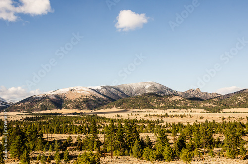 Canvas Print Sleeping Giant near Helena, Montana
