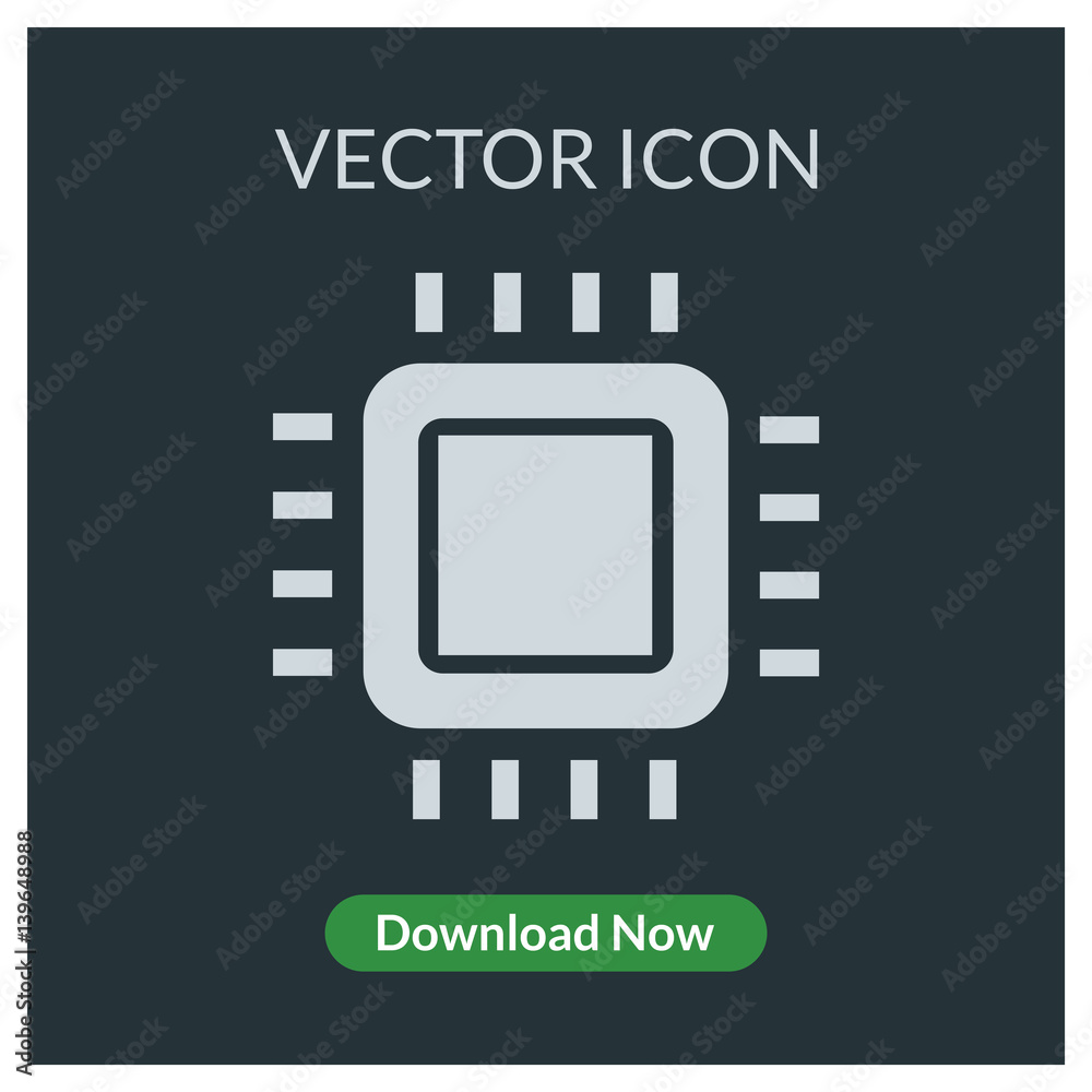 CPU vector icon
