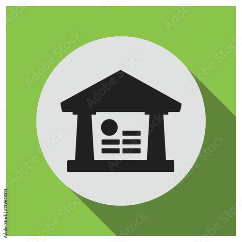 Bank vector icon