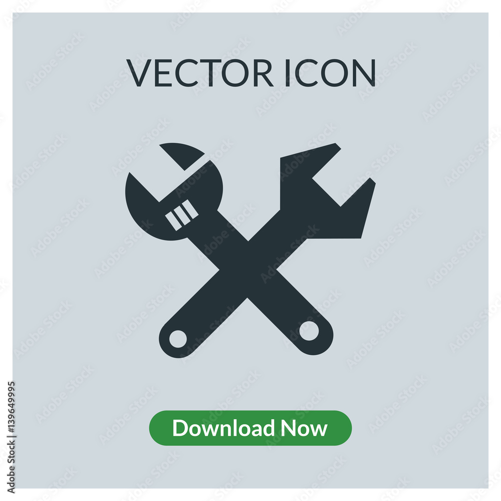 Fototapeta premium Tools vector icon