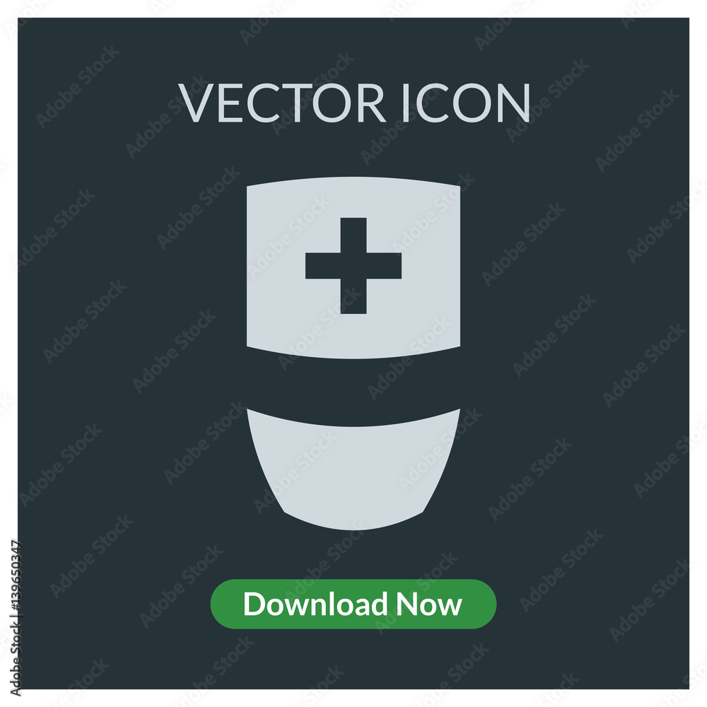 Obraz premium Nurse vector icon
