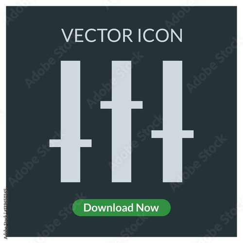 Adjustment vector icon