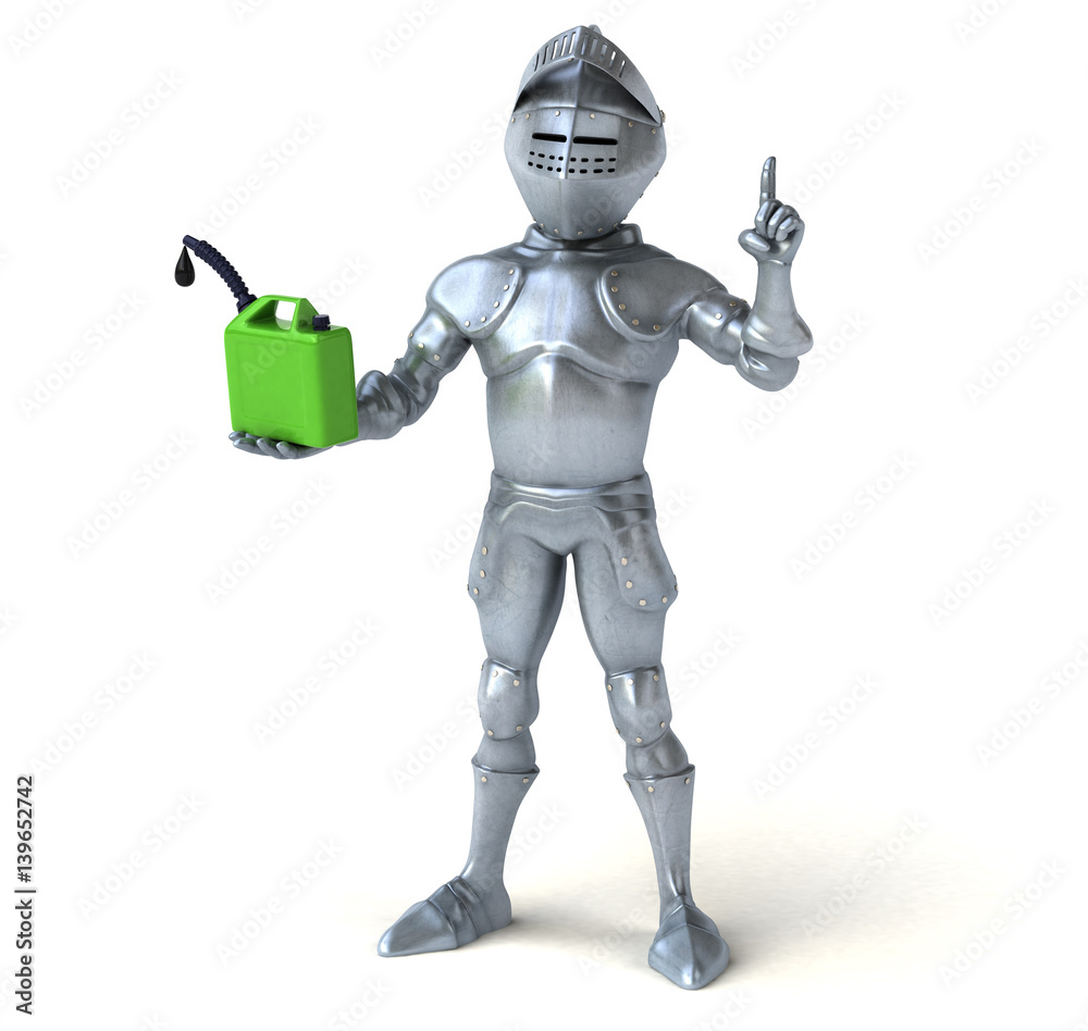 Naklejka premium Fun knight