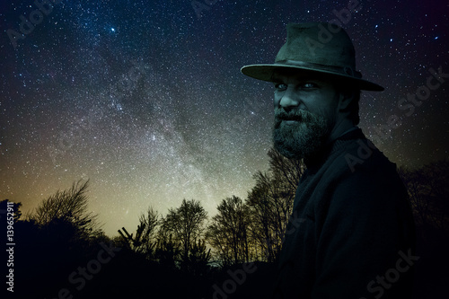 Boogie man in the forest