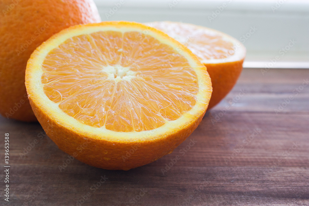 oranges on wooden background oranges on wooden background
