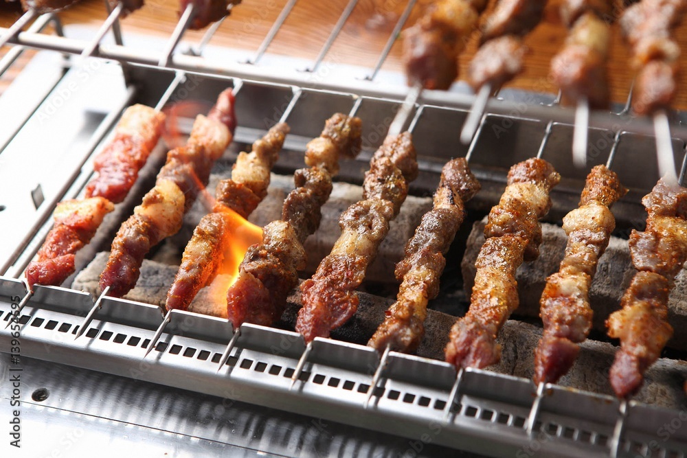 Lamb skewers 