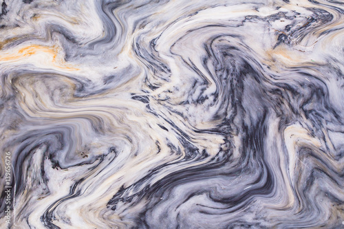 Marble ink texture acrylic painted waves texture background. pattern can used for wallpaper or skin wall tile luxurious. © pattanawit