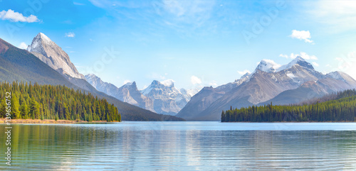 Maligne Lake in Jasper national park, Alberta, Canada