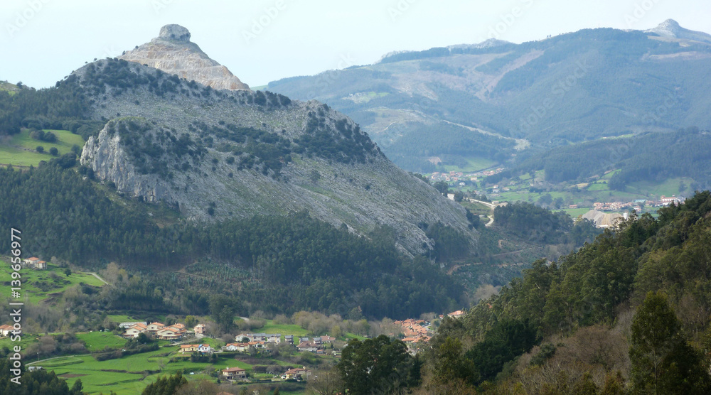 Valley in the north of Spain