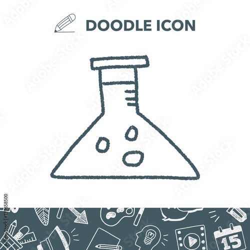 Experiments bottle doodle drawing