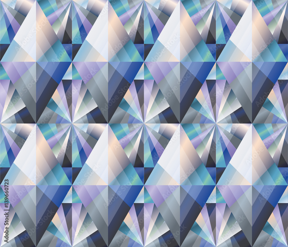 Diamond rhombus seamless texture, vector illustration